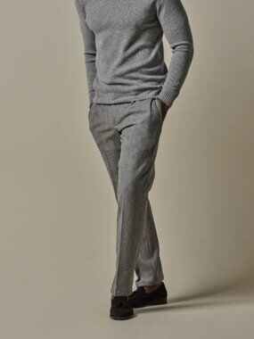 BNWT AW25 PROFUOMO WOOL HERRINGBONE PANTS 50